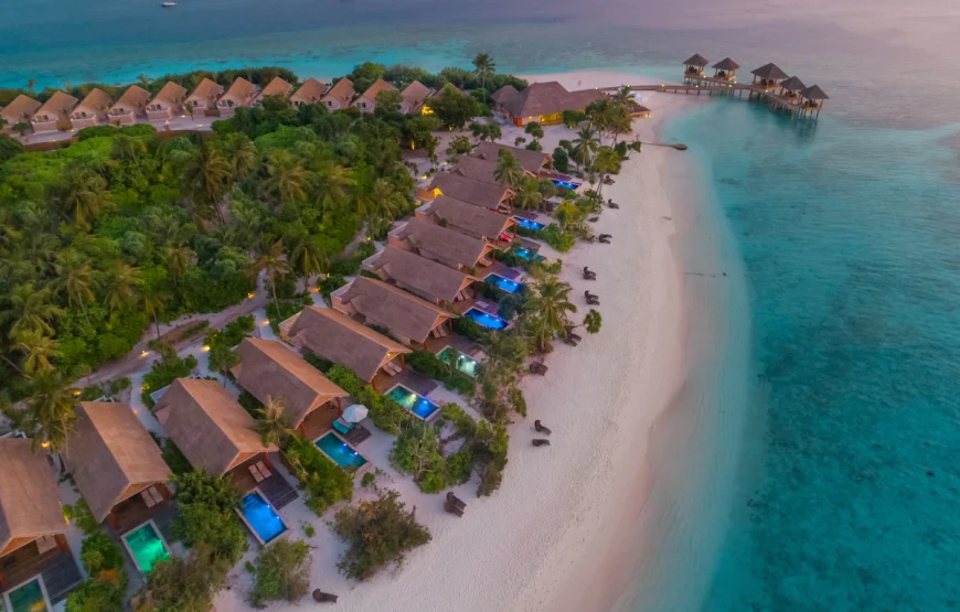 Kudafushi Resort and Spa 5* All Inclusive Maldives trip w/air for 2 Adults (7 days-6 nights)