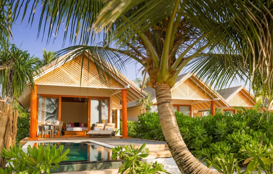 Kudafushi Resort and Spa 5* All Inclusive Maldives trip w/air for 2 Adults (7 days-6 nights)