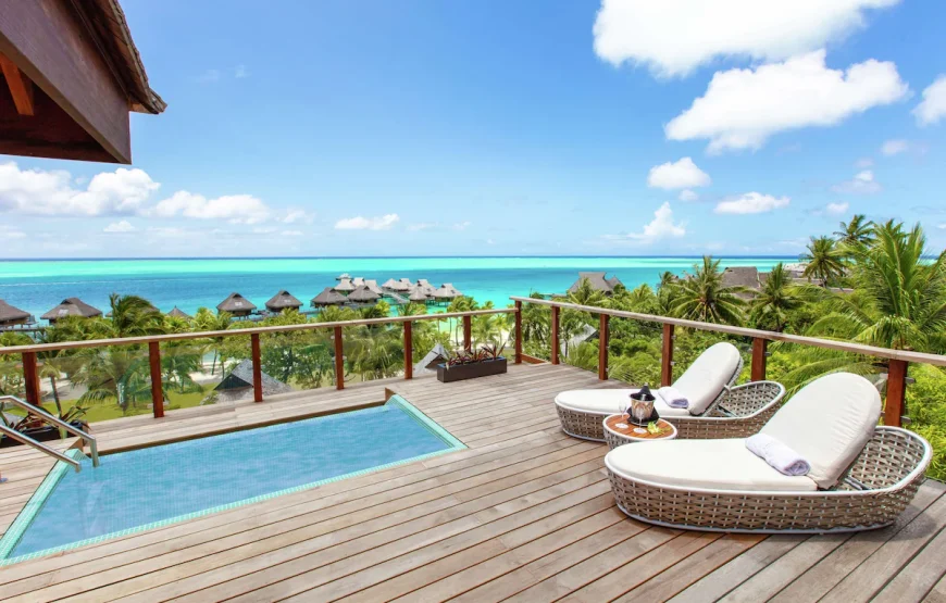 Conrad Bora Bora Nui 5-star trip w/air for 2 Adults (7 days-6 nights)