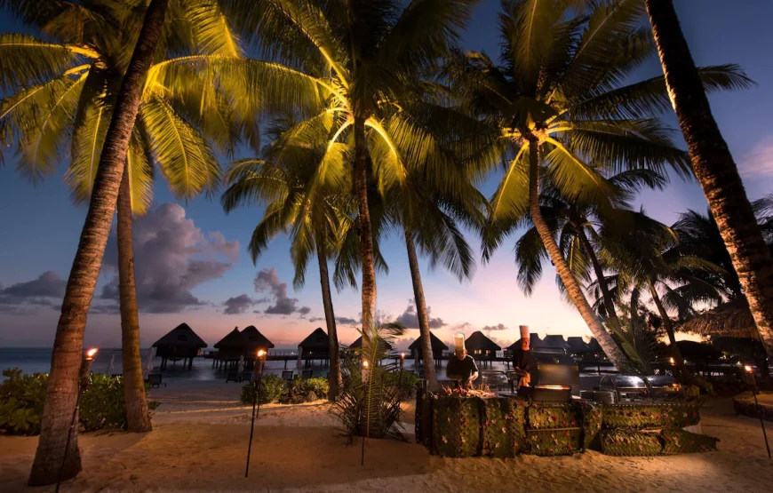 Conrad Bora Bora Nui 5-star trip w/air for 2 Adults (7 days-6 nights)