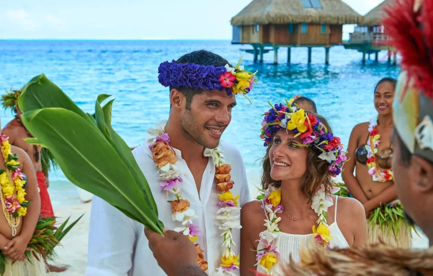 Conrad Bora Bora Nui 5-star trip w/air for 2 Adults (7 days-6 nights)