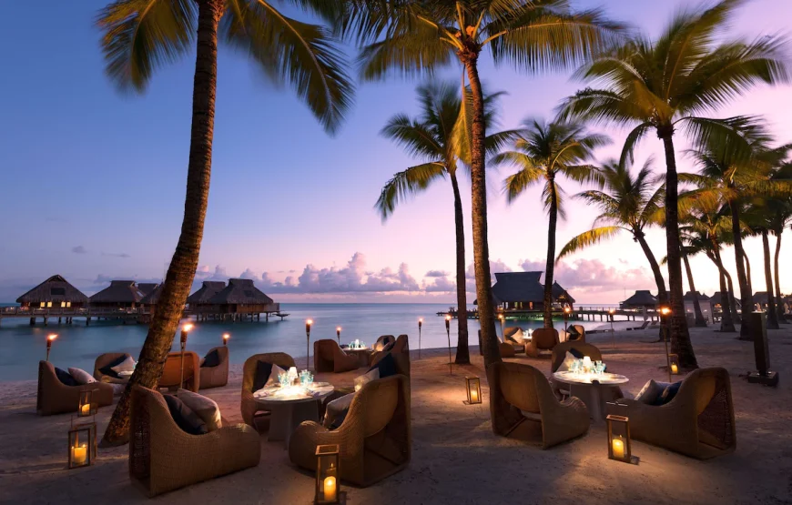 Conrad Bora Bora Nui 5-star trip w/air for 2 Adults (7 days-6 nights)
