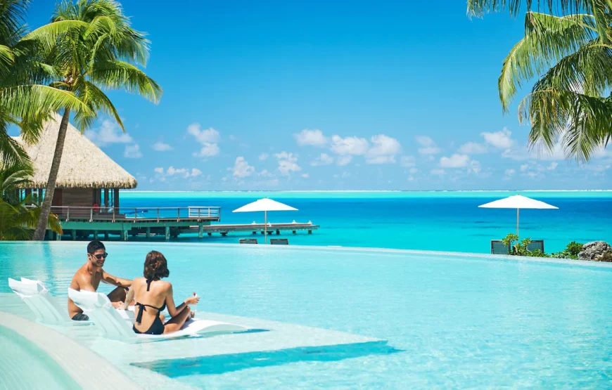 Conrad Bora Bora Nui 5-star trip w/air for 2 Adults (7 days-6 nights)