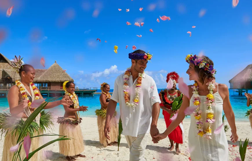 Conrad Bora Bora Nui 5-star trip w/air for 2 Adults (7 days-6 nights)